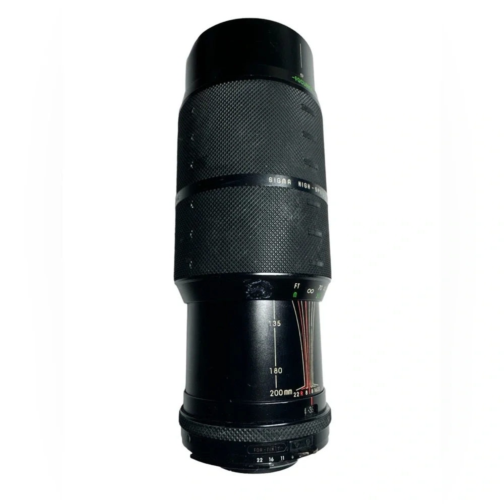 🔥Sigma High-Speed Zoom Multi-Coated Zoom f/3.5 f=80~200mm 62MM Lens For Nikon🔥